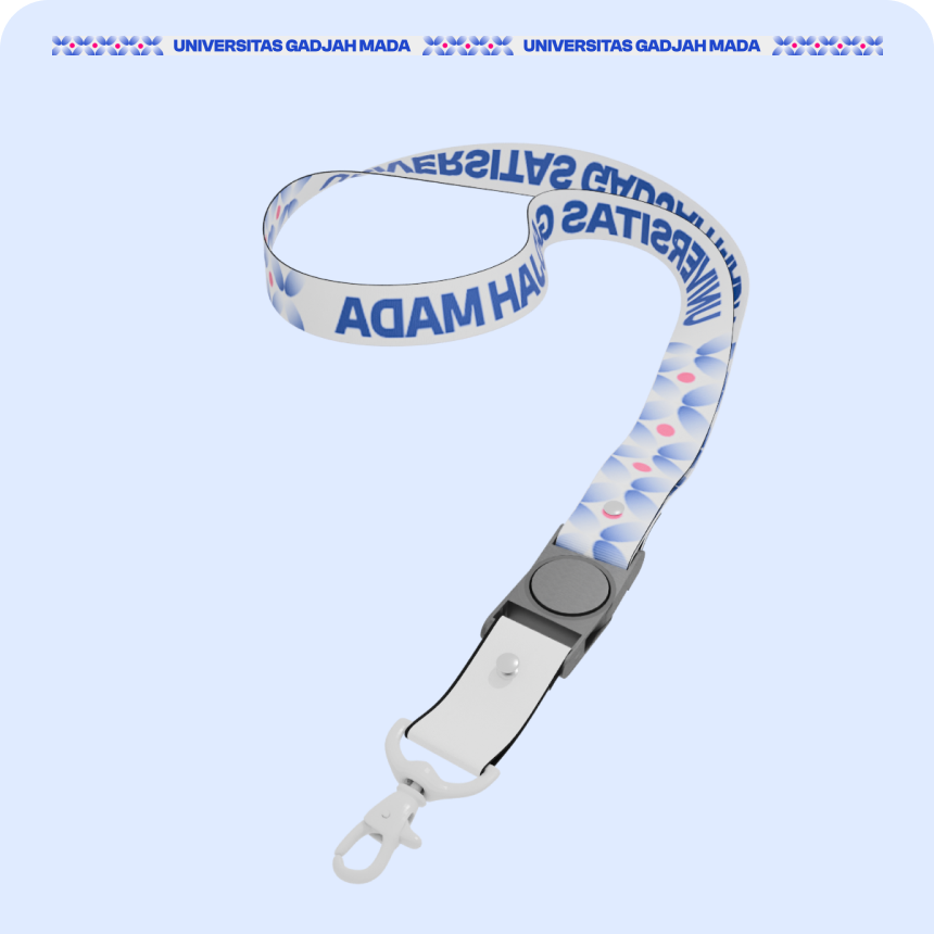 Lanyard Biru